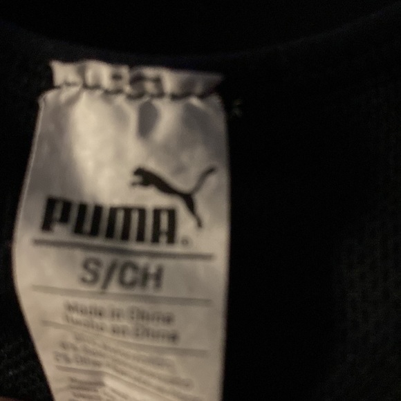 Puma Seamless Sports Bra Black Gray Size Small EUC - Picture 6 of 6